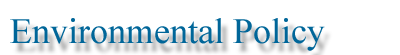 Environmental Policy