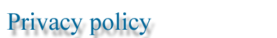 Privacy Policy